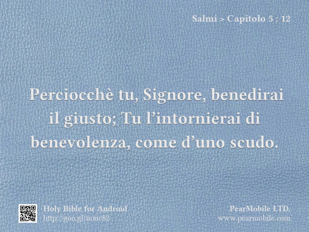 Salmi, Capitolo 5:12